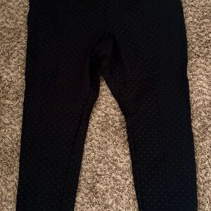 Old Navy Stevie Black Polka Dot Leggings